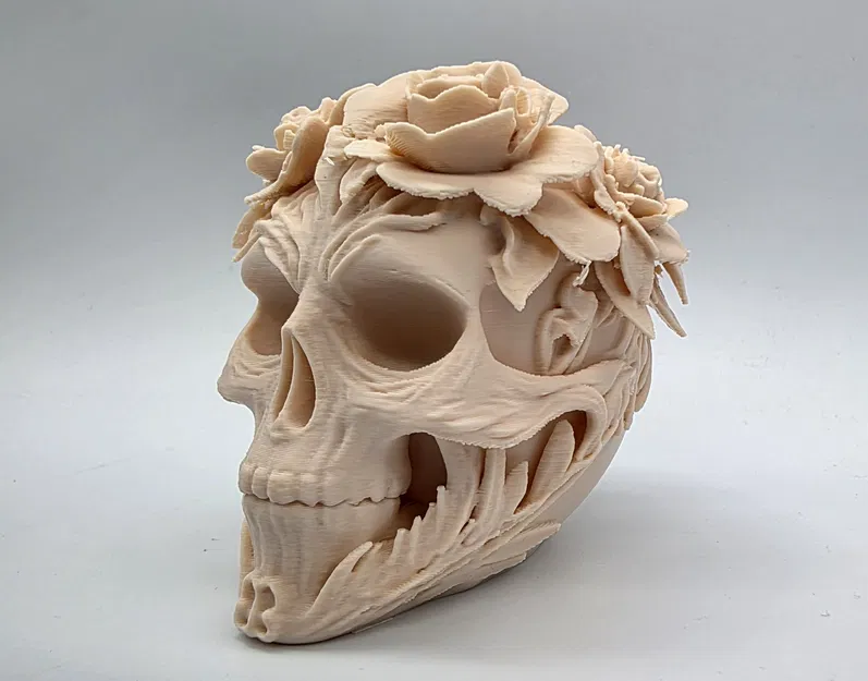 Đầu lâu hoa trang trí độc đáo và kỳ lạ - Image 3