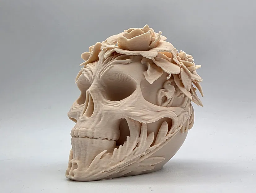 Đầu lâu hoa trang trí độc đáo và kỳ lạ - Image 6