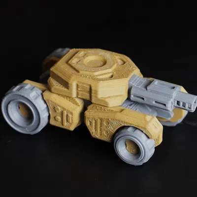 Xe tăng Outrider - Bộ lắp ráp mô hình 3D