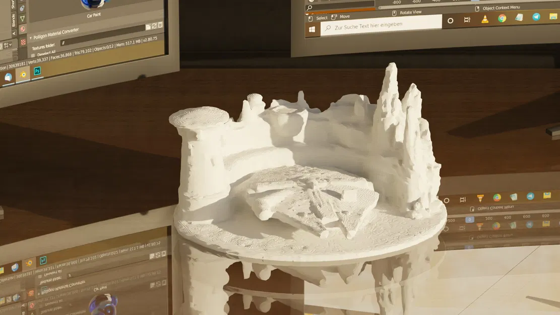 Tượng Millennium Falcon - Trang trí nhà Star Wars - Image 1