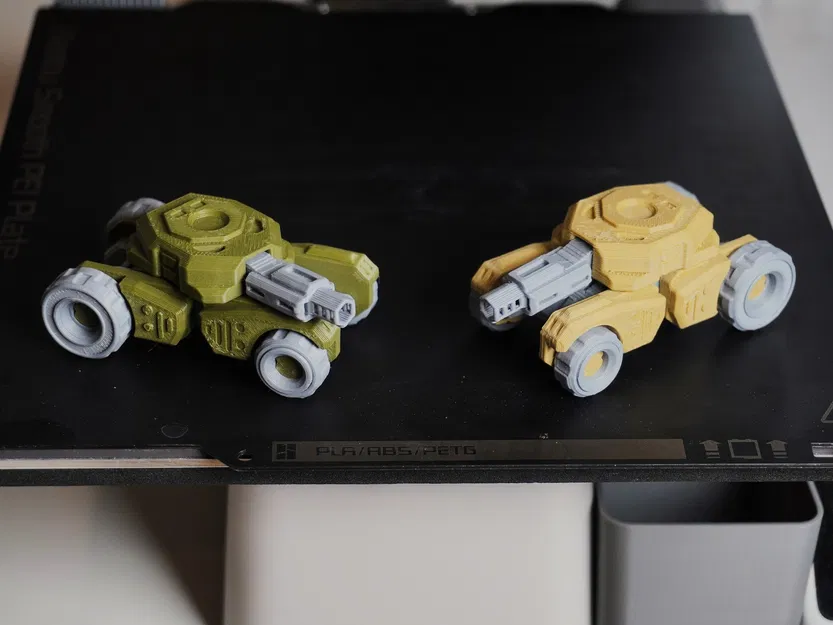 Xe tăng Outrider - Bộ lắp ráp mô hình 3D - Image 2