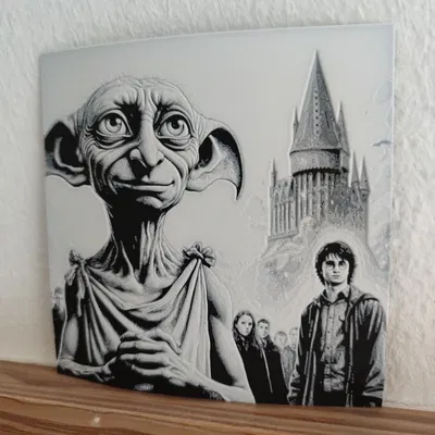 Hueforge Dobby và Harry Potter phong cách độc đáo