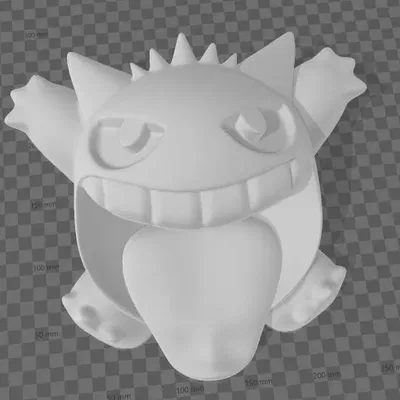 Bát kẹo Gengar trang trí Halloween