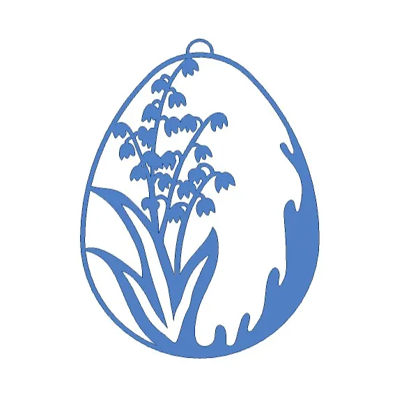 Trứng Phục Sinh với Hoa Chuông Nhạc - Image 1