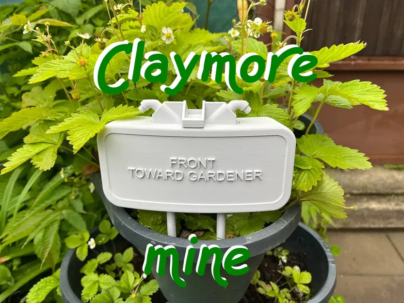 Mô hình bẫy tưới nước Claymore cho người làm vườn - Image 1