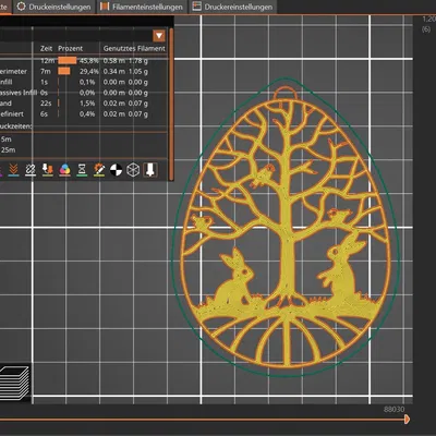 Thỏ phục sinh dưới gốc cây