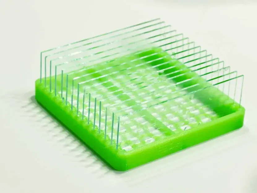 Giá đỡ mẫu kính hiển vi đơn giản cho in nhanh - Image 1