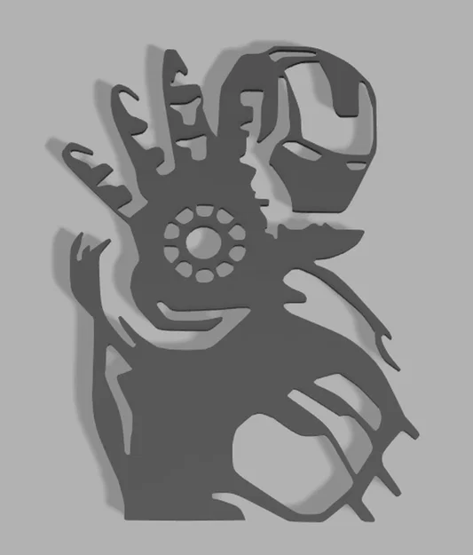 Tác phẩm nghệ thuật tường Ironman - Wallart02 - Image 1
