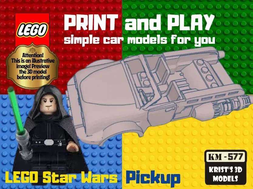 Mô hình LEGO Star Wars Pickup với thiết kế độc đáo - Image 1