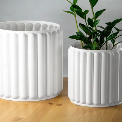 Chậu cây retro phong cách giữa thế kỷ hiện đại, kích thước...