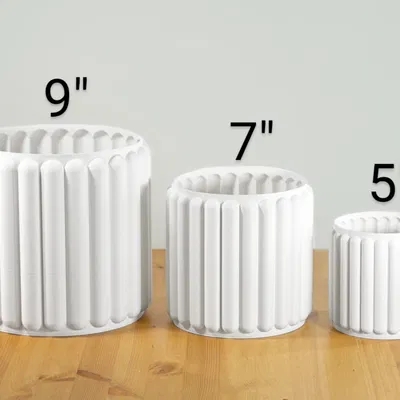 Chậu cây retro phong cách giữa thế kỷ hiện đại, kích thước...