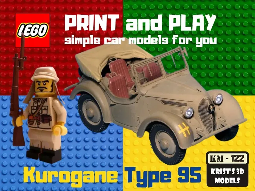 Xe quân sự LEGO Kurogane Type 95 từ Nhật Bản - Image 1