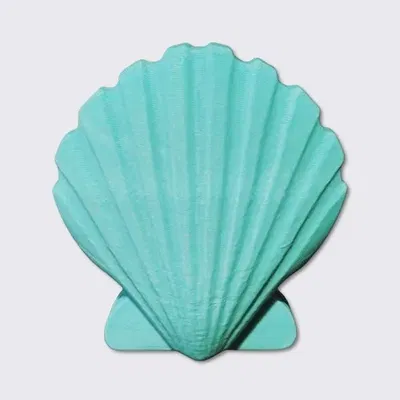 Giá đỡ khăn tắm thiết kế hình vỏ sò gập lại