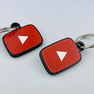 Móc khóa YouTube với kích thước tùy chỉnh