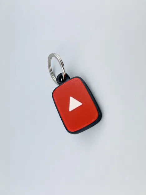 Móc khóa YouTube với kích thước tùy chỉnh - Image 2