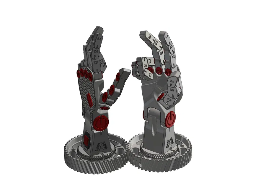 Bàn tay robot có thể tạo dáng (bàn tay phải) - Image 6