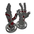 Bàn tay robot có thể tạo dáng (bàn tay phải) - Thumbnail 7