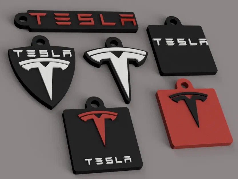 Móc khóa Tesla với nhiều màu sắc cho tín đồ Tesla - Image 2