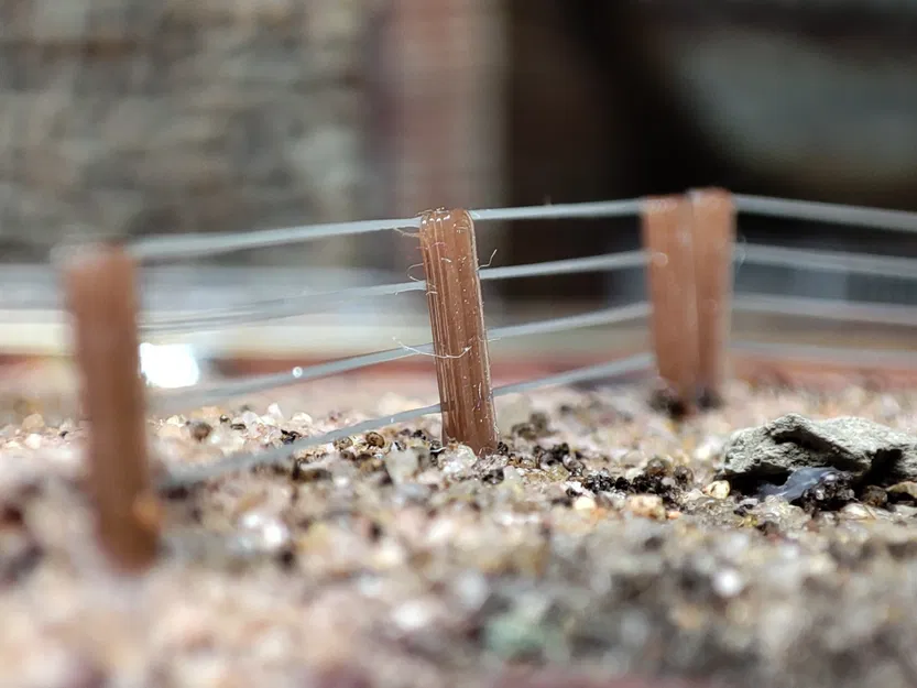 Hàng rào đồng cỏ quy mô N cho mô hình đường sắt - Image 2