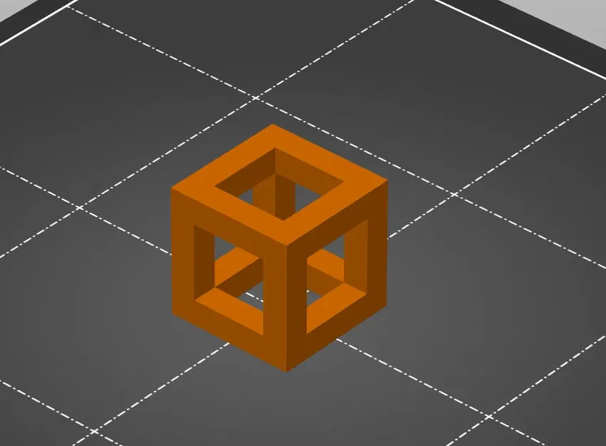 Khối lập phương thử nghiệm với phần nhô ra - Image 1