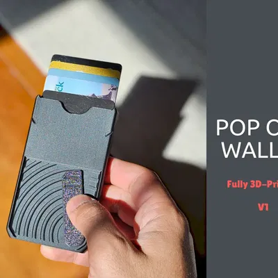 Ví đựng thẻ Pop Out V1 (In 3D hoàn toàn)