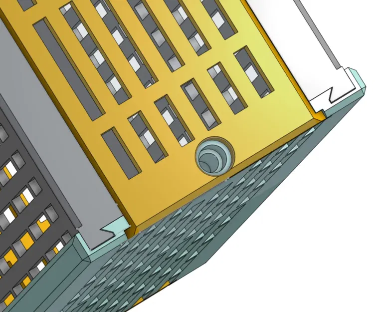 Hộp chứa chất hút ẩm hình chữ nhật cao lớn với phễu - Image 9