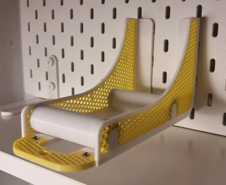 Giá đỡ cuộn filament cho IKEA SKADIS với bánh xe và hướng dẫn - Image 2