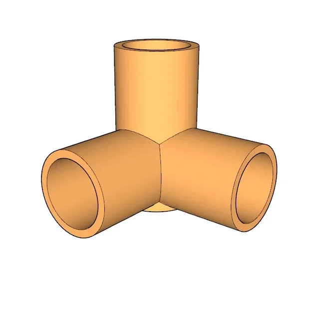 Kết nối PVC 3/4 25,7mm - 90 độ/graus - Phiên bản Grow v2 - Image 1