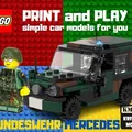 Xe quân sự Mercedes Bundeswehr LEGO - Thumbnail 1