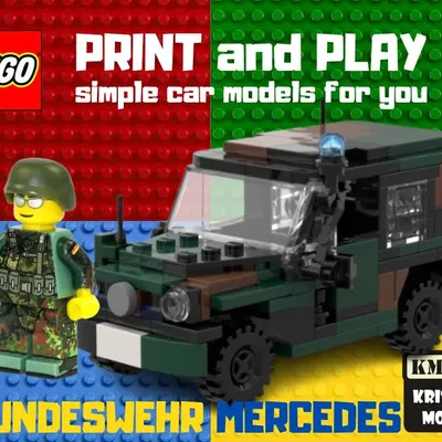 Xe quân sự Mercedes Bundeswehr LEGO