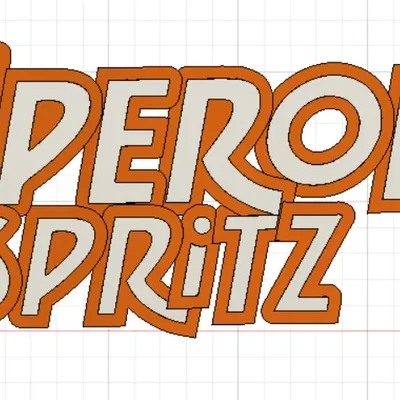 Biển hiệu LED Aperol Spritz phát sáng
