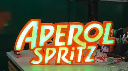 Biển hiệu LED Aperol Spritz phát sáng - Image 3