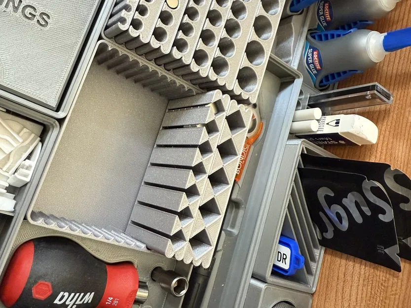 Hệ thống lưu trữ nam châm mô-đun Gridfinity - Image 3