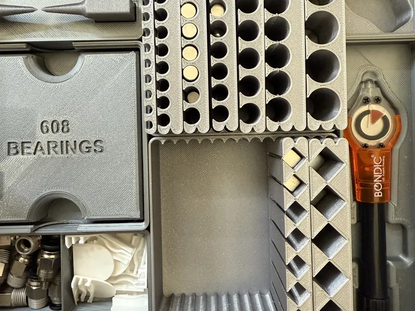 Hệ thống lưu trữ nam châm mô-đun Gridfinity - Image 8