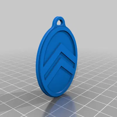 Móc khóa logo Citroen mới