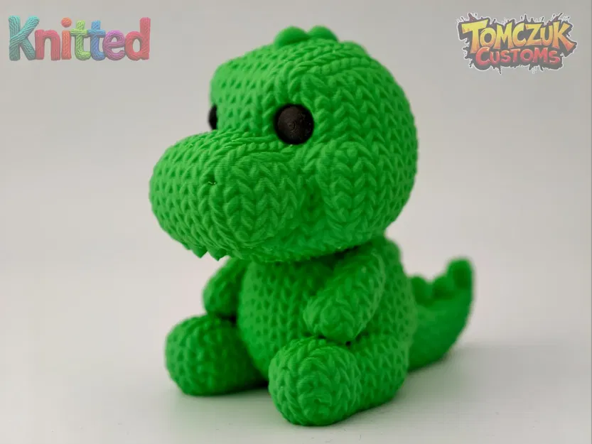 Cá sấu đan len với nụ cười thân thiện - Image 2