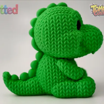 Cá sấu đan len với nụ cười thân thiện