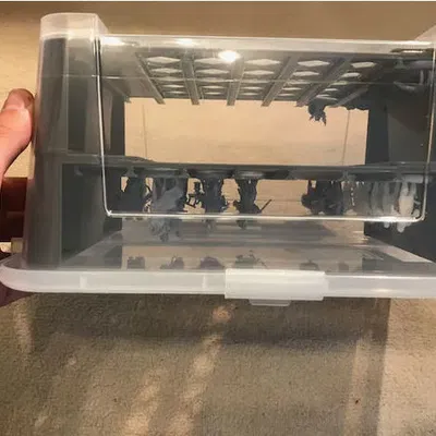 Khay lưu trữ và vận chuyển mini Ikea Samla 5L cho mô hình 20/25/32/...