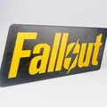 Biểu tượng Fallout treo tường với tùy chọn lỗ gắn kết - Thumbnail 1