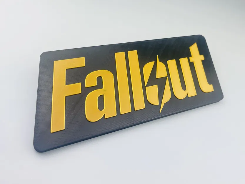 Biểu tượng Fallout treo tường với tùy chọn lỗ gắn kết - Image 2