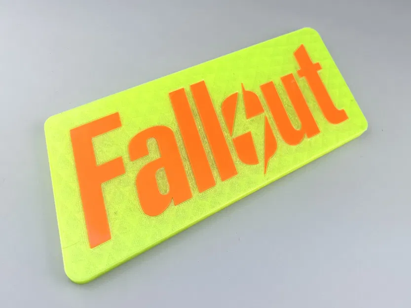 Biểu tượng Fallout treo tường với tùy chọn lỗ gắn kết - Image 3