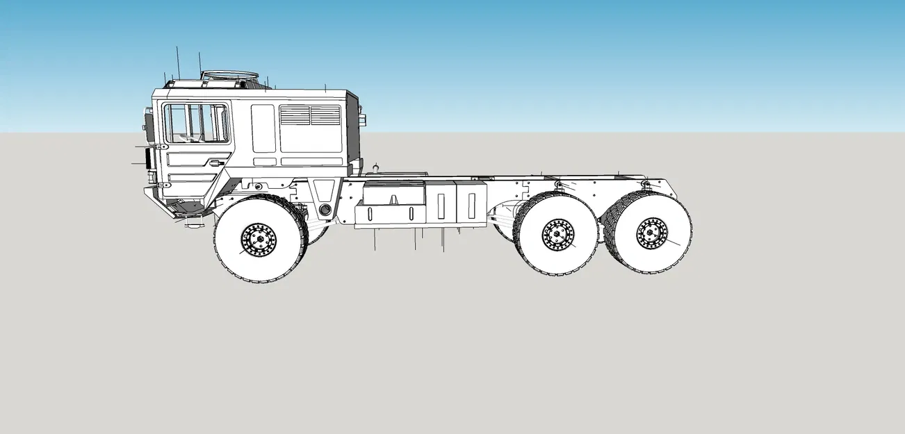 Nâng cấp mô hình MAN KAT 1a1.1 6x6 từ 8X8 - Image 1