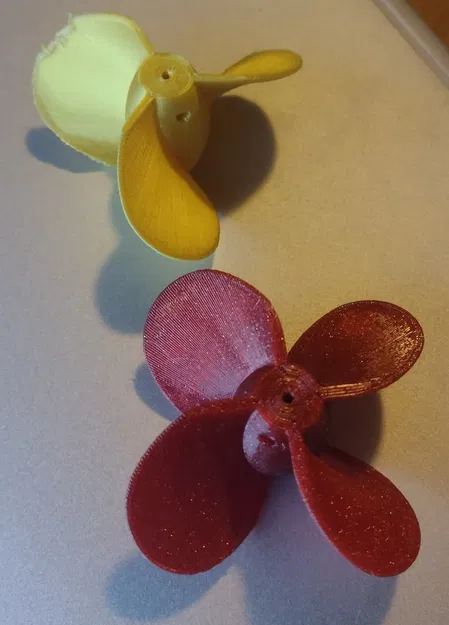 Cánh quạt thuyền nhỏ 60mm với 3 và 4 lưỡi - Image 1