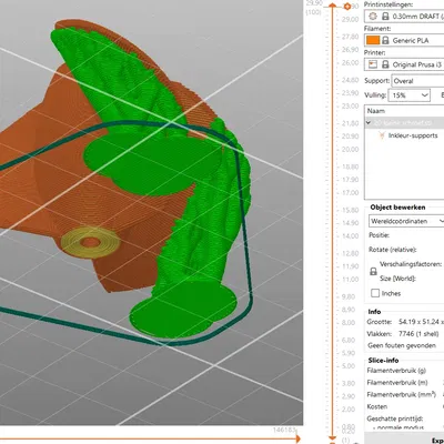 Cánh quạt thuyền nhỏ 60mm với 3 và 4 lưỡi