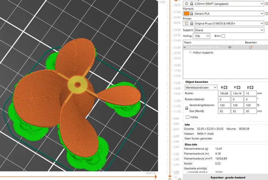 Cánh quạt thuyền nhỏ 60mm với 3 và 4 lưỡi - Image 10