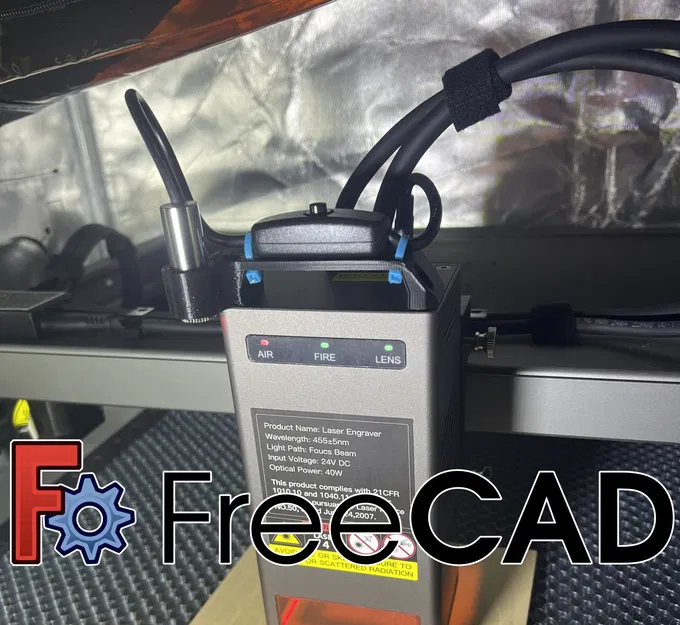 Giá đỡ lắp đặt laser chéo cho Creality Falcon 2 40W - Image 1