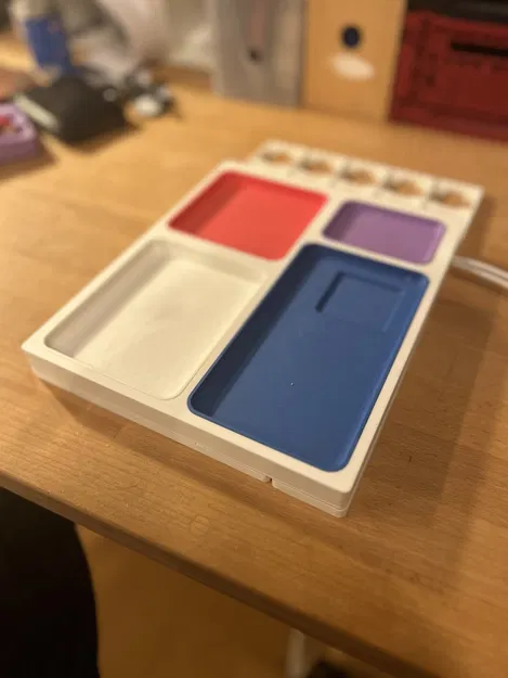 Giá đỡ sạc AirPods và điện thoại theo tiêu chuẩn Gridfinity - Image 2