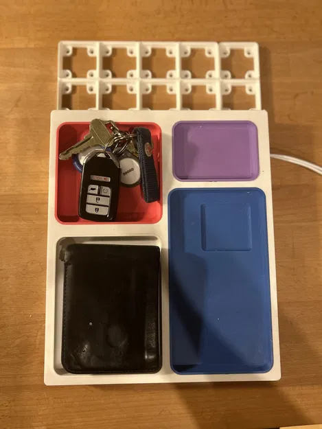 Giá đỡ sạc AirPods và điện thoại theo tiêu chuẩn Gridfinity - Image 3