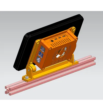 Giá đỡ V-Slot profile 2020 cho vỏ màn hình cảm ứng 7