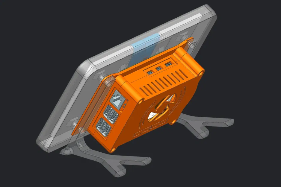 Vỏ màn hình cảm ứng 7" cho Raspberry Pi 5 với thiết kế mỏng - Image 2